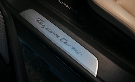 2022 Porsche Taycan Turbo Sport Turismo (Color: Gentian Blue Metallic) Door Sill Wallpapers 450x275 (13)
