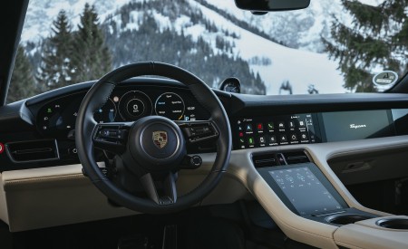 2022 Porsche Taycan Turbo Sport Turismo (Color: Gentian Blue Metallic) Interior Wallpapers 450x275 (14)