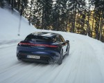2022 Porsche Taycan Turbo Sport Turismo (Color: Gentian Blue Metallic) Rear Wallpapers 150x120