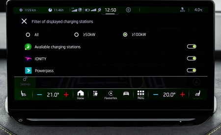 2022 Škoda ENYAQ Coupe RS iV Central Console Wallpapers 450x275 (108)