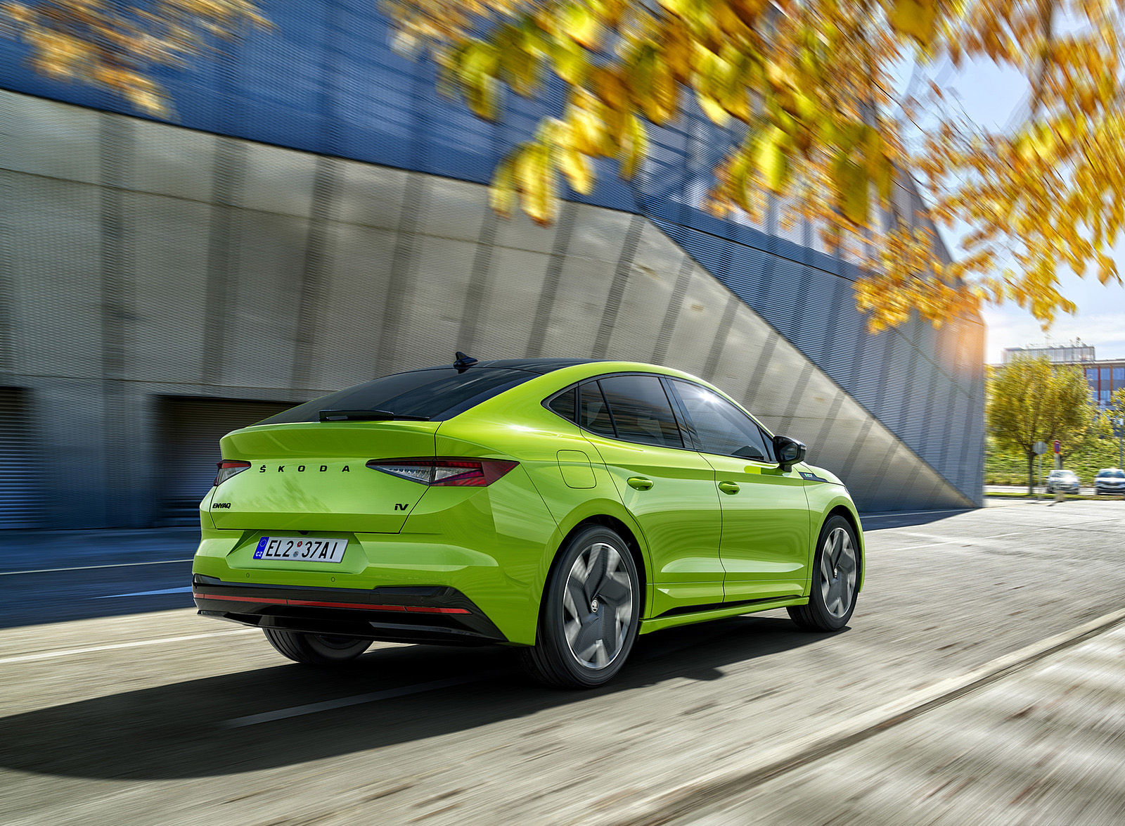 2022 Škoda ENYAQ Coupe RS iV Rear Three-Quarter Wallpapers (2)