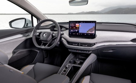 2022 Škoda ENYAQ Coupe iV (Color: Moon White) Interior Cockpit Wallpapers 450x275 (51)