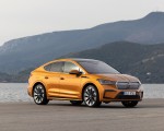 2022 Škoda ENYAQ Coupe iV (Color: Phoenix Orange) Front Three-Quarter Wallpapers 150x120