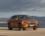 2022 Škoda ENYAQ Coupe iV (Color: Phoenix Orange) Front Three-Quarter Wallpapers 150x120