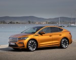 2022 Škoda ENYAQ Coupe iV (Color: Phoenix Orange) Front Three-Quarter Wallpapers 150x120