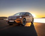 2022 Škoda ENYAQ Coupe iV (Color: Phoenix Orange) Front Three-Quarter Wallpapers 150x120