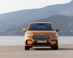 2022 Škoda ENYAQ Coupe iV (Color: Phoenix Orange) Front Wallpapers 150x120