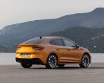 2022 Škoda ENYAQ Coupe iV (Color: Phoenix Orange) Rear Three-Quarter Wallpapers 150x120