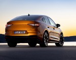 2022 Škoda ENYAQ Coupe iV (Color: Phoenix Orange) Rear Three-Quarter Wallpapers 150x120