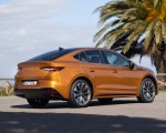 2022 Škoda ENYAQ Coupe iV (Color: Phoenix Orange) Rear Three-Quarter Wallpapers 150x120