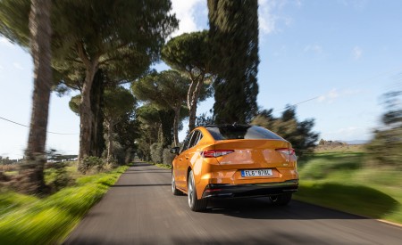 2022 Škoda ENYAQ Coupe iV (Color: Phoenix Orange) Rear Wallpapers 450x275 (69)