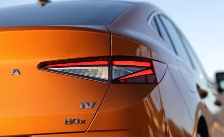 2022 Škoda ENYAQ Coupe iV (Color: Phoenix Orange) Tail Light Wallpapers 450x275 (137)