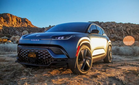 2023 Fisker Ocean (Color: Big Sur Blue) Front Wallpapers 450x275 (5)