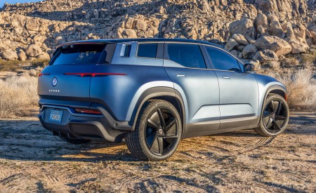 2023 Fisker Ocean (Color: Big Sur Blue) Rear Three-Quarter Wallpapers 450x275 (6)