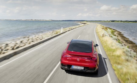 2023 Mercedes-AMG EQE 43 4MATIC (Color: MANUFAKTUR hyacinth red) Rear Wallpapers 450x275 (8)