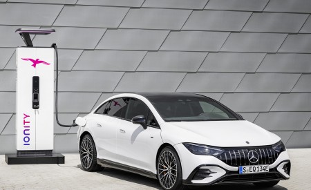 2023 Mercedes-AMG EQE 53 4MATIC+ (Color: Opalite White Bright) Charging Wallpapers 450x275 (194)