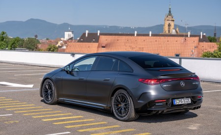2023 Mercedes-AMG EQE 53 4Matic+ Rear Three-Quarter Wallpapers 450x275 (110)