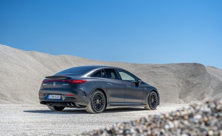 2023 Mercedes-AMG EQE 53 4Matic+ Rear Three-Quarter Wallpapers 450x275 (116)