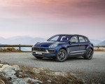 2023 Porsche Macan T (Color: Gentian Blue Metallic) Front Three-Quarter Wallpapers 150x120