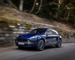 2023 Porsche Macan T (Color: Gentian Blue Metallic) Front Three-Quarter Wallpapers 150x120