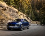 2023 Porsche Macan T (Color: Gentian Blue Metallic) Front Three-Quarter Wallpapers 150x120