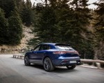 2023 Porsche Macan T (Color: Gentian Blue Metallic) Rear Three-Quarter Wallpapers 150x120