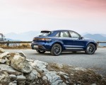 2023 Porsche Macan T (Color: Gentian Blue Metallic) Rear Three-Quarter Wallpapers 150x120
