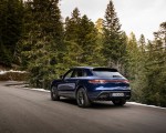 2023 Porsche Macan T (Color: Gentian Blue Metallic) Rear Three-Quarter Wallpapers 150x120