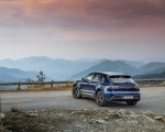 2023 Porsche Macan T (Color: Gentian Blue Metallic) Rear Three-Quarter Wallpapers 150x120