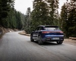 2023 Porsche Macan T (Color: Gentian Blue Metallic) Rear Three-Quarter Wallpapers 150x120