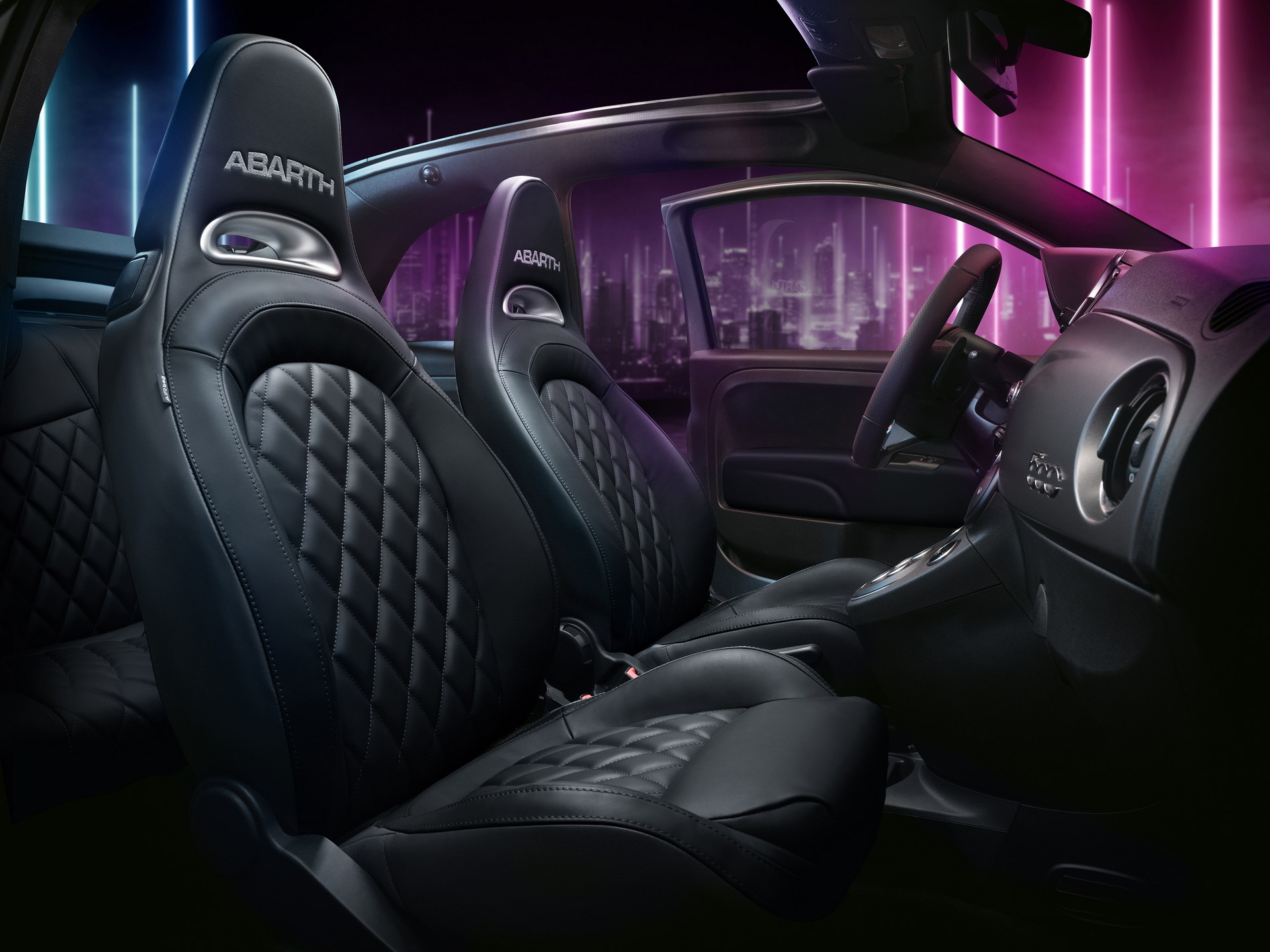 2022 Abarth 695 Turismo Interior Front Seats Wallpapers (14)
