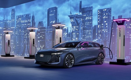 2022 Audi A6 Avant e-tron Concept (Color: Neptune Valley) Charging Wallpapers 450x275 (19)