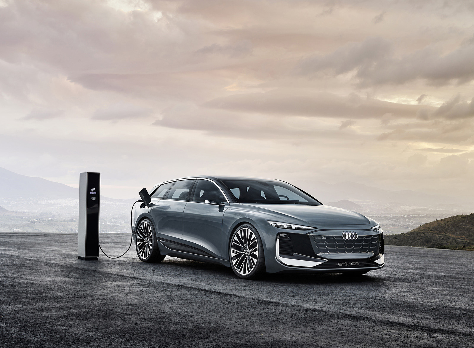 2022 Audi A6 Avant e-tron Concept (Color: Neptune Valley) Charging Wallpapers (12)