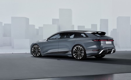 2022 Audi A6 Avant e-tron Concept (Color: Neptune Valley) Rear Three-Quarter Wallpapers 450x275 (27)