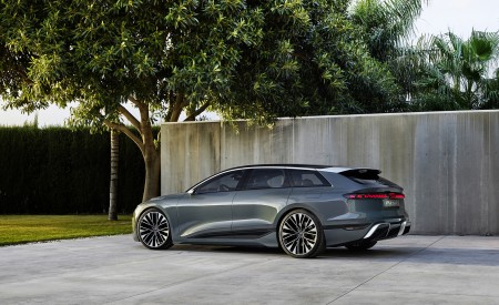 2022 Audi A6 Avant e-tron Concept (Color: Neptune Valley) Rear Three-Quarter Wallpapers 450x275 (14)