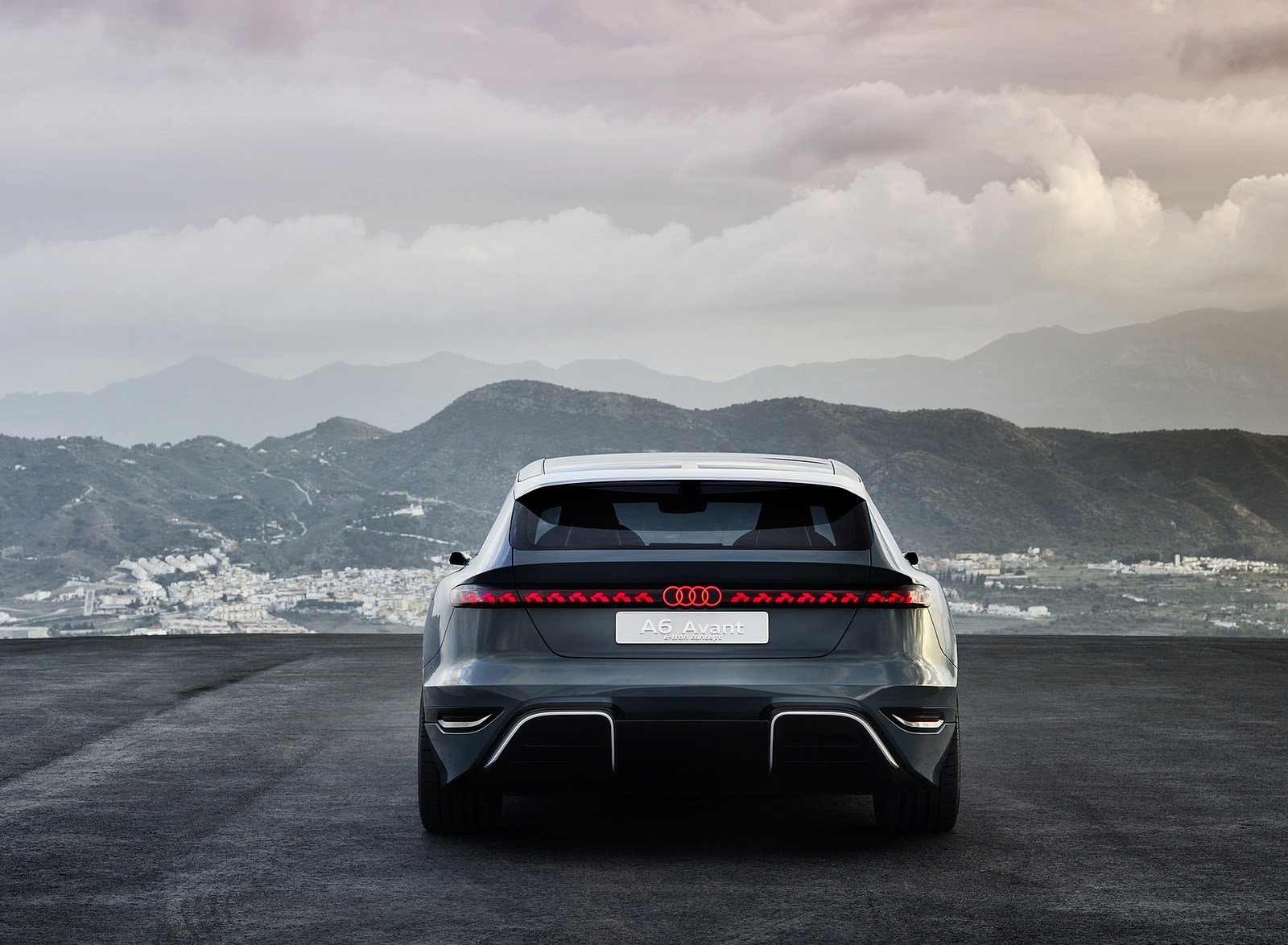 2022 Audi A6 Avant e-tron Concept (Color: Neptune Valley) Rear Wallpapers (11)