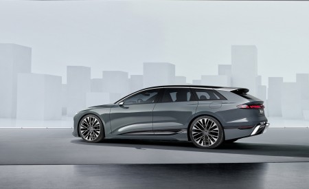 2022 Audi A6 Avant e-tron Concept (Color: Neptune Valley) Side Wallpapers 450x275 (31)