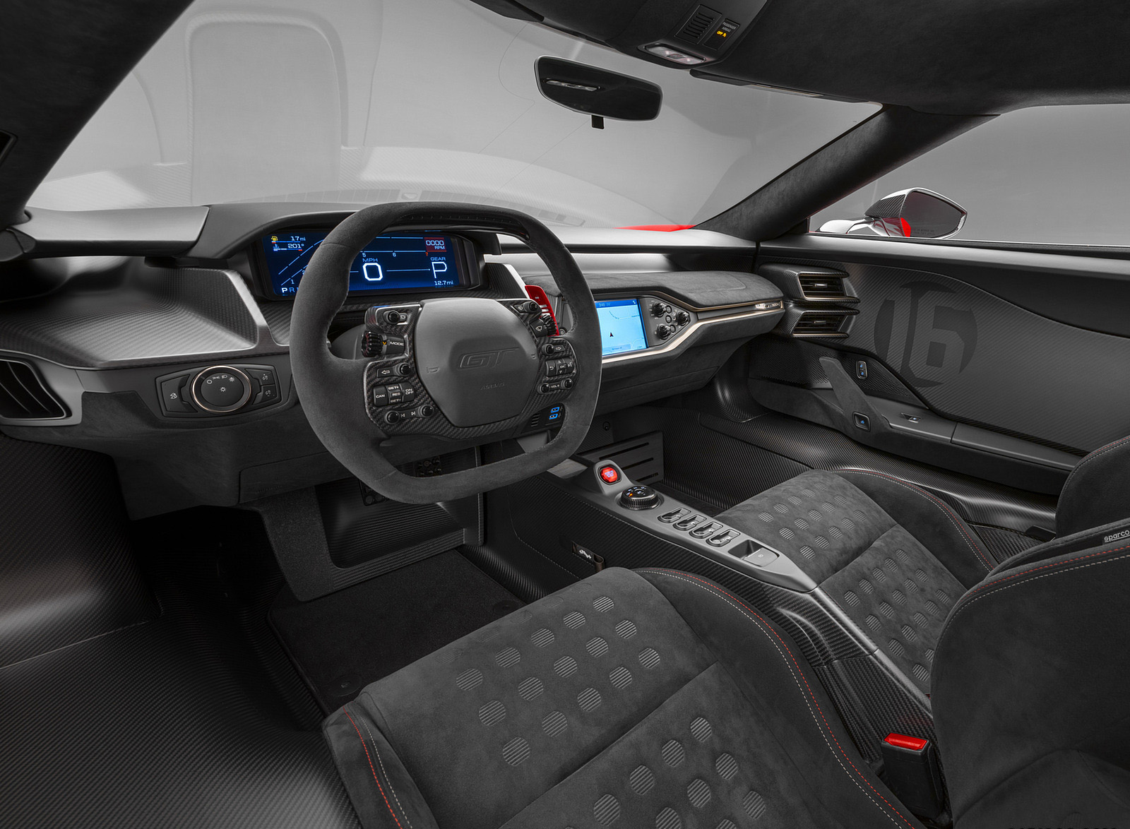 2022 Ford GT Alan Mann Heritage Edition Interior Wallpapers #9 of 15