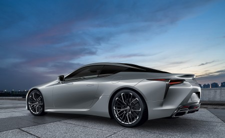 2022 Lexus LC 500 Inspiration Series Rear Three-Quarter Wallpapers 450x275 (3)