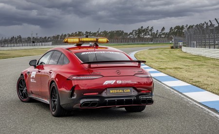 2022 Mercedes-AMG GT 63 S F1 Medical Car Rear Three-Quarter Wallpapers 450x275 (9)