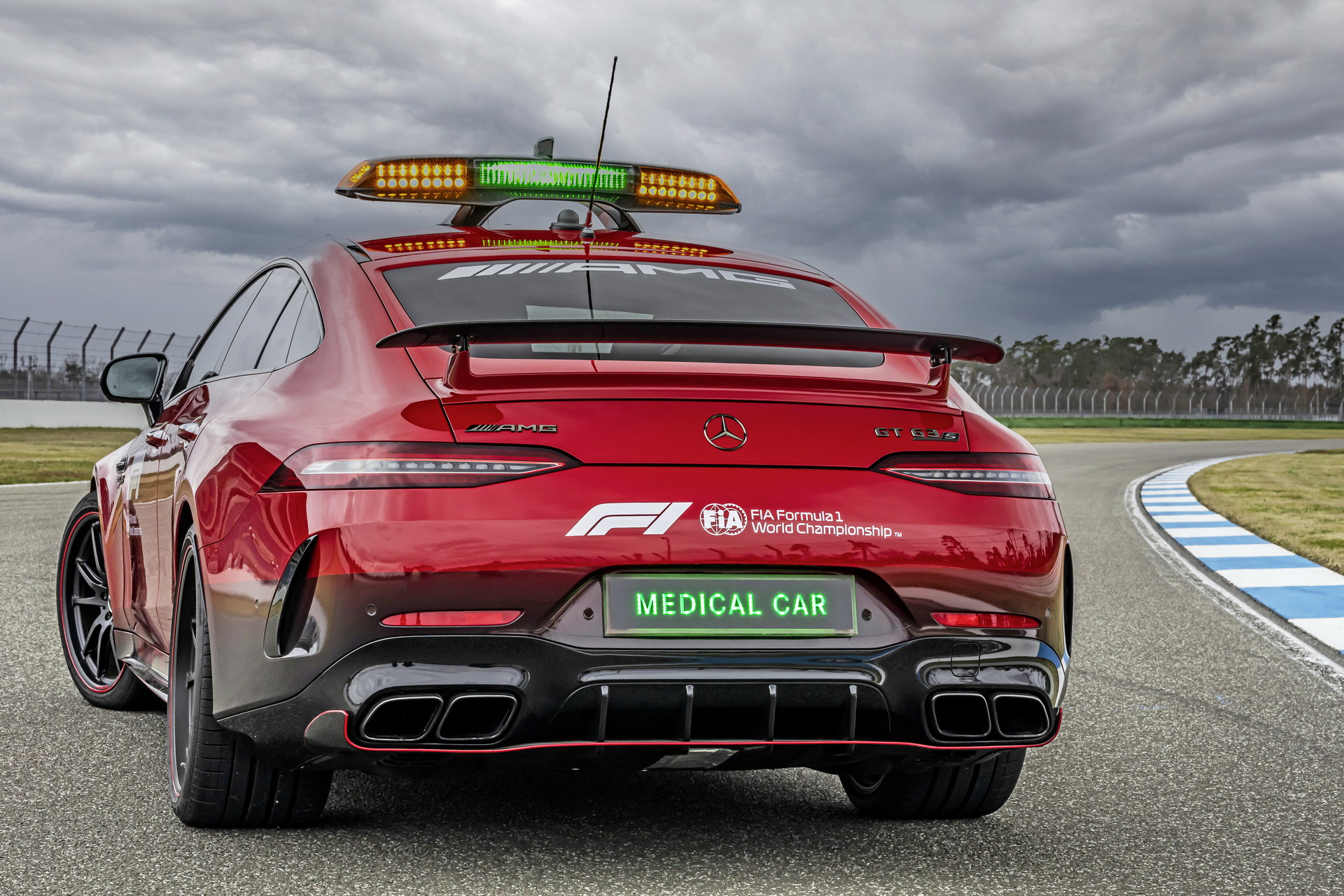 2022 Mercedes-AMG GT 63 S F1 Medical Car Rear Wallpapers (11)
