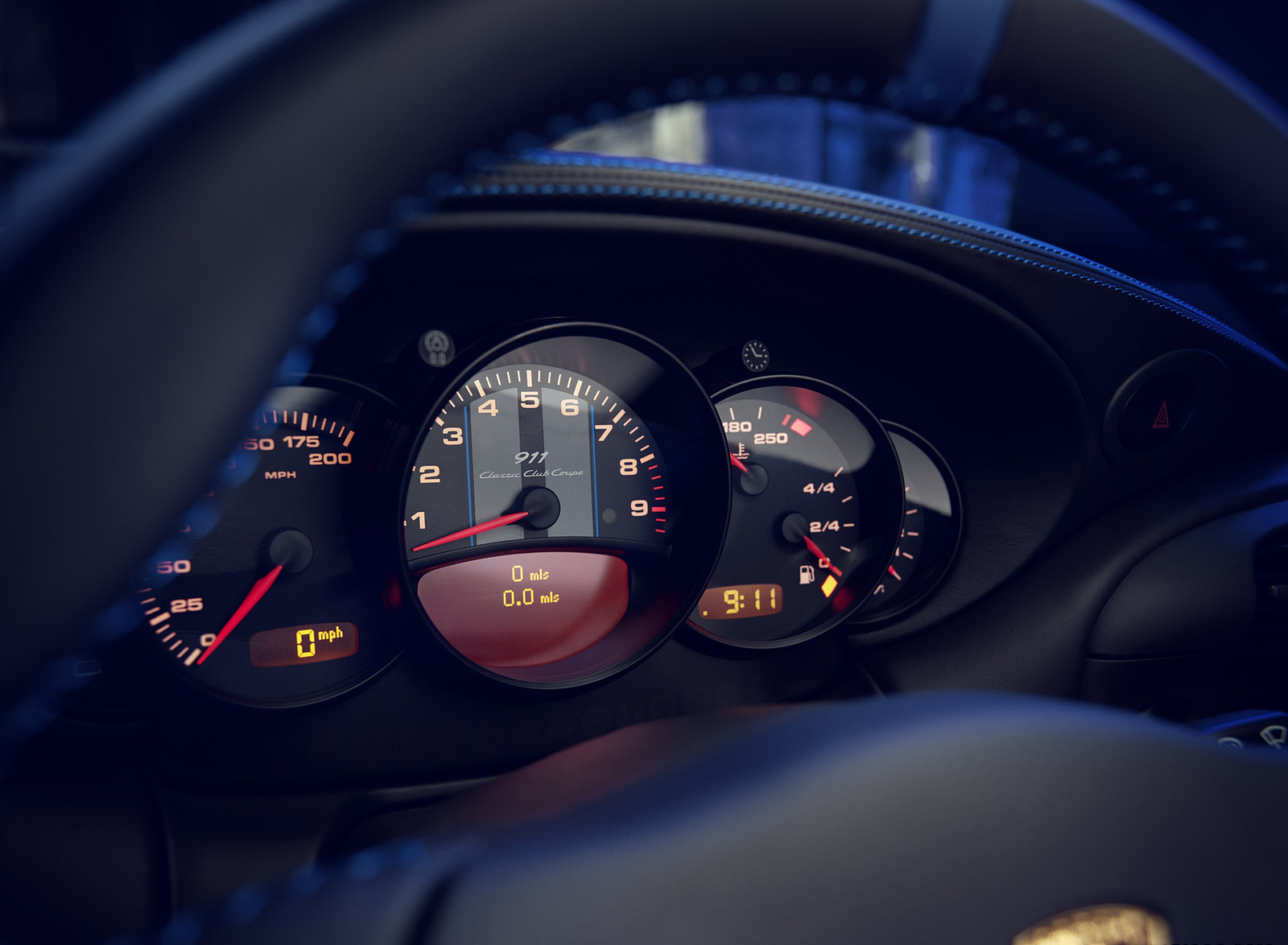 2022 Porsche 911 Classic Club Coupe Interior Detail Wallpapers (5)