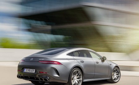 2023 Mercedes-AMG GT 63 S 4-Door Coupe Rear Three-Quarter Wallpapers 450x275 (8)