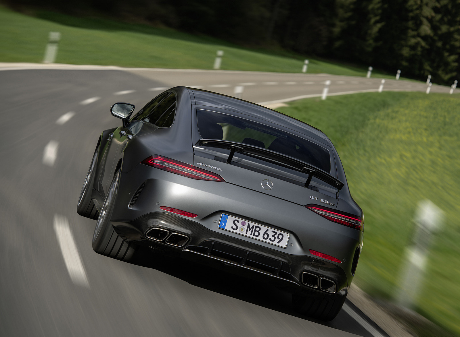2023 Mercedes-AMG GT 63 S 4-Door Coupe Rear Wallpapers (5)