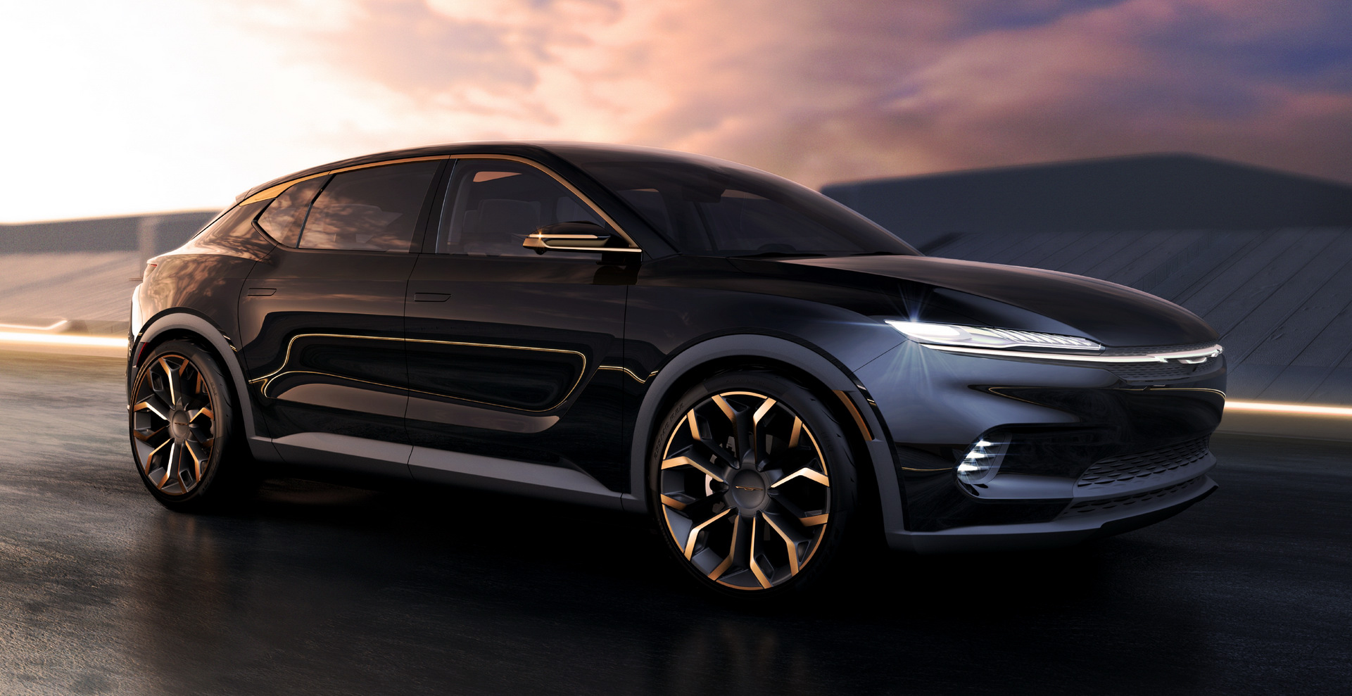 2022 Chrysler Airflow Graphite Concept Front Three-Quarter Wallpapers (4)