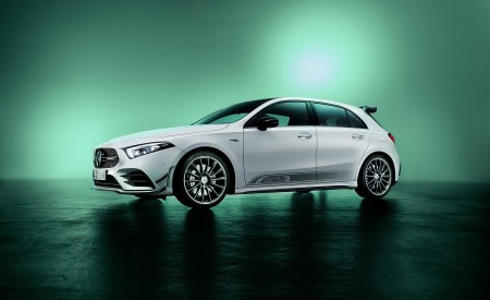 2022 Mercedes-AMG A 35 Edition 55 Front Three-Quarter Wallpapers 450x275 (2)