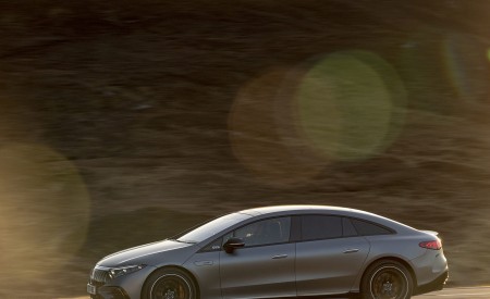 2022 Mercedes-AMG EQS 53 (UK-Spec) Side Wallpapers 450x275 (19)