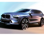 2023 BMW X7 M60i xDrive Design Sketch Wallpapers 150x120