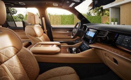 2023 Jeep Grand Wagoneer L Interior Front Seats Wallpapers 450x275 (65)