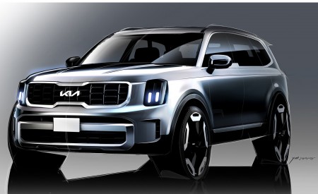 2023 Kia Telluride Design Sketch Wallpapers 450x275 (43)